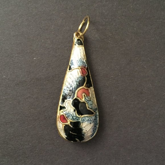 Cloisonne style pendant handmade - Picture 1 of 2